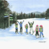 Ski school group at sugarloaf having fun