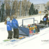 watercolor print by wendy webster good of ski school at sugarloaf