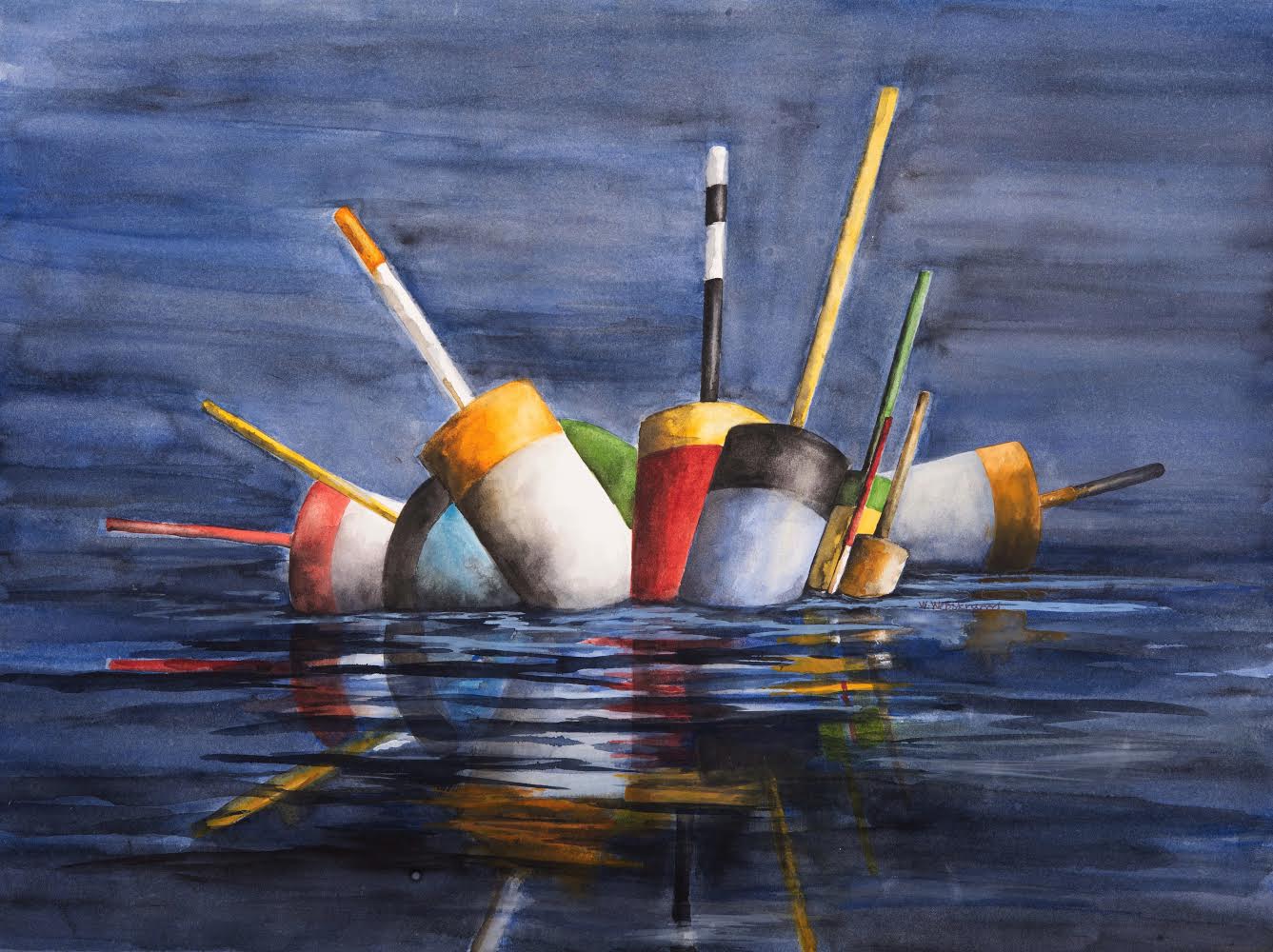 Buoys Night Out - Wendy Webster Good Fine Art