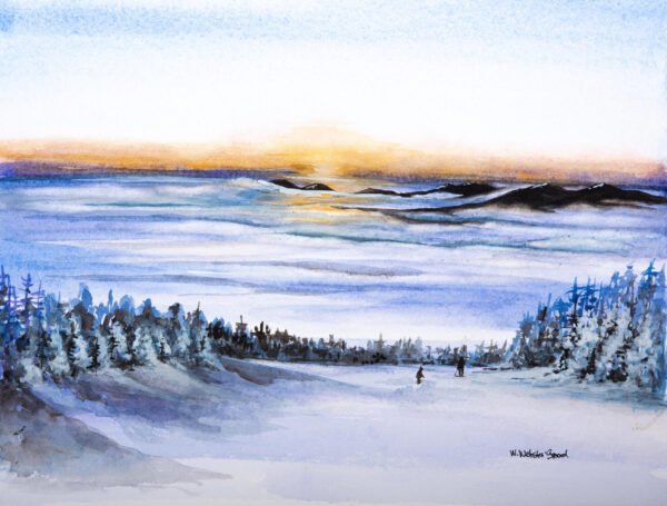 When the Mountains Come Out of the Sky - Canvas Gallery Wrap Print