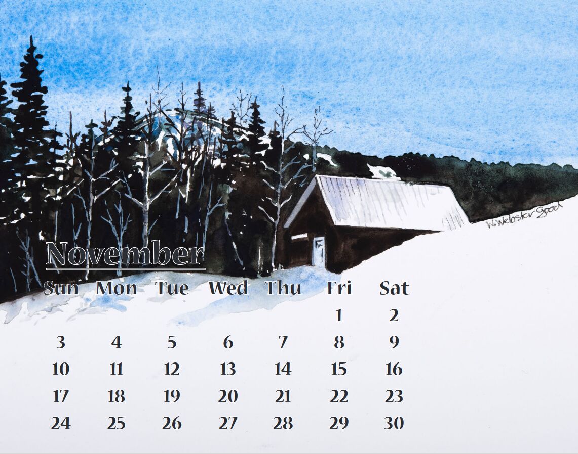 2024 Sugarloaf Calendar Wendy Webster Good Fine Art