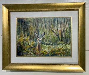 Doe Feeding at Laudholm Farm