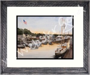 Golden Hour watercolor print by Wendy Webster Good