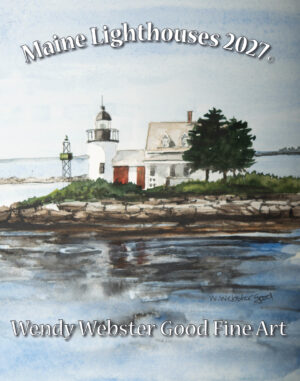 Maine Lighthouse Calendar 2027