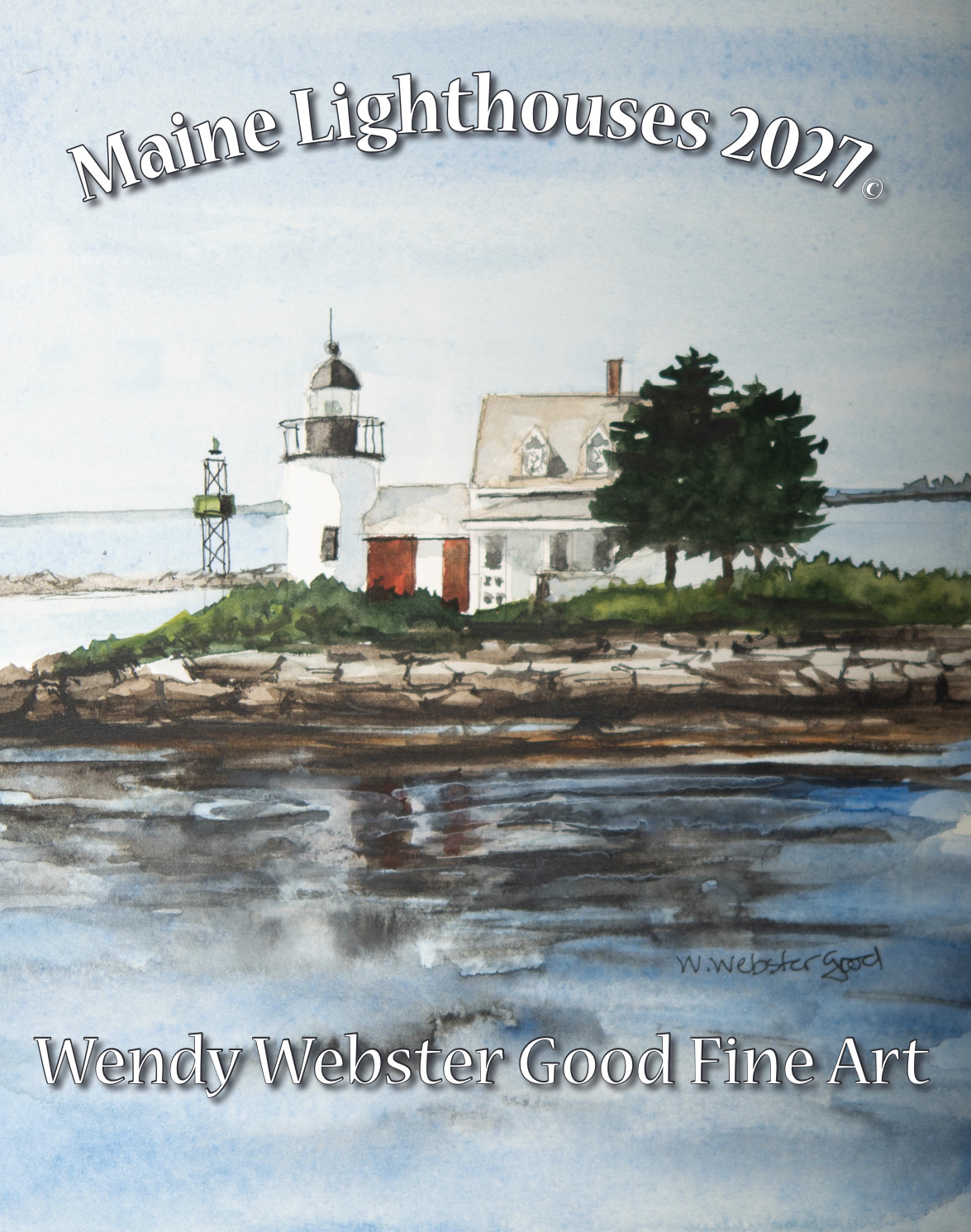 Maine Lighthouse Calendar 2027