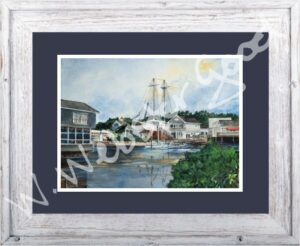 The Boatyard 16x20 framed